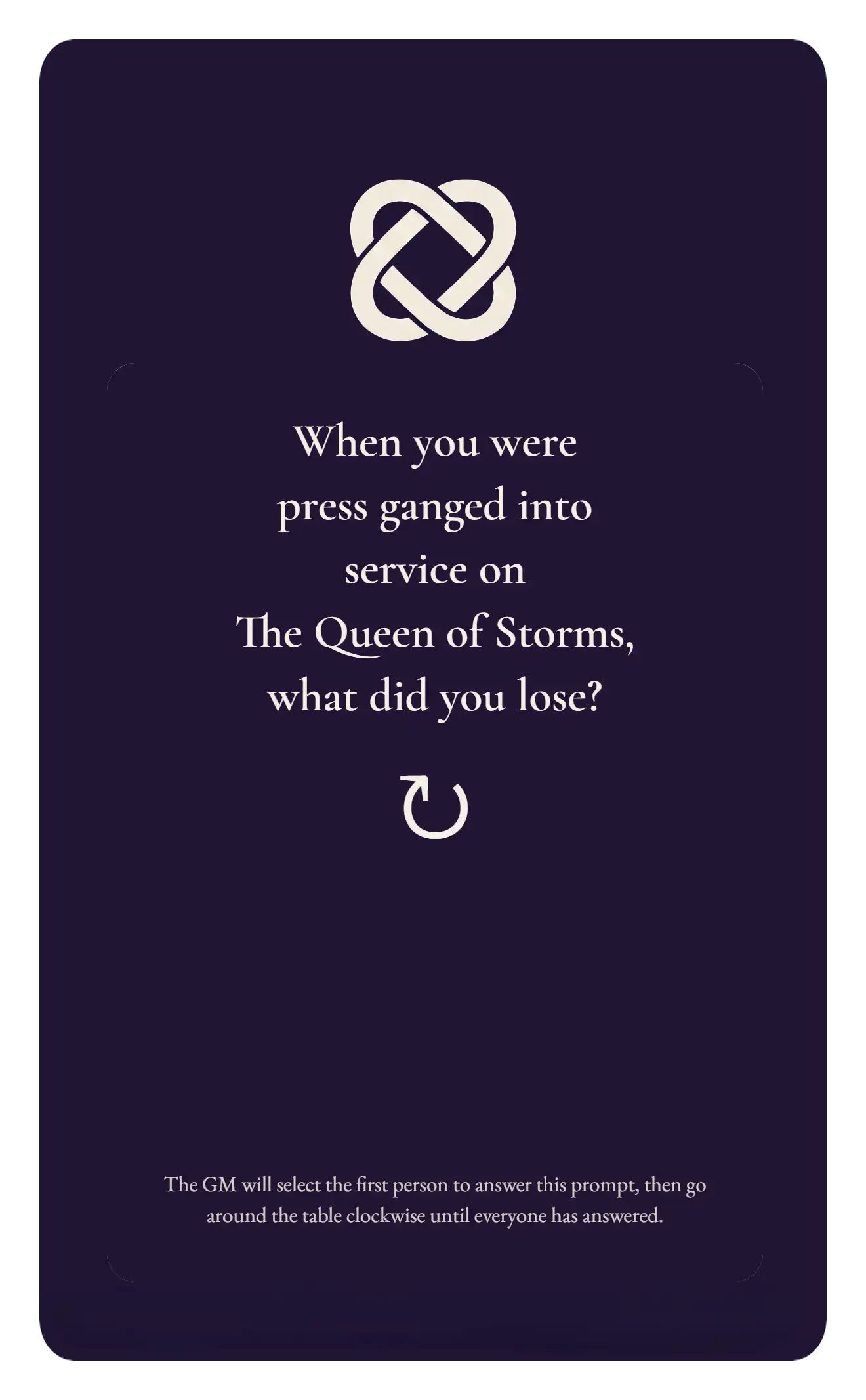 What Did You Lose? card