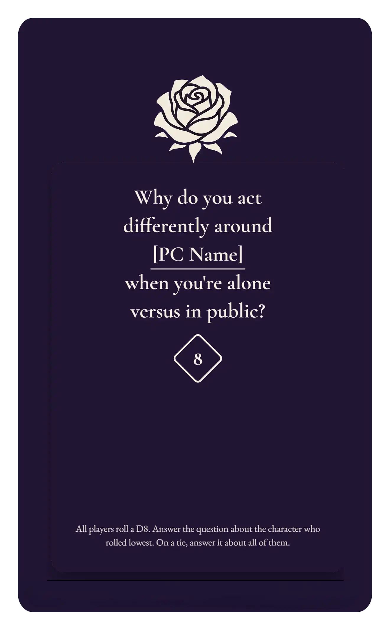 Public vs. Private card